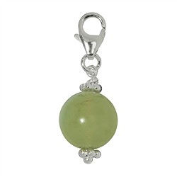 249005100068 Charm ball Serpentine (Libra), approx. 33mm | wholesaler gems & healing stones