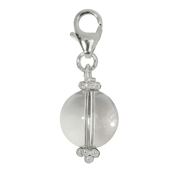 Charm Kugel Bergkristall (Steinbock), ca. 33mm | Marco Schreier