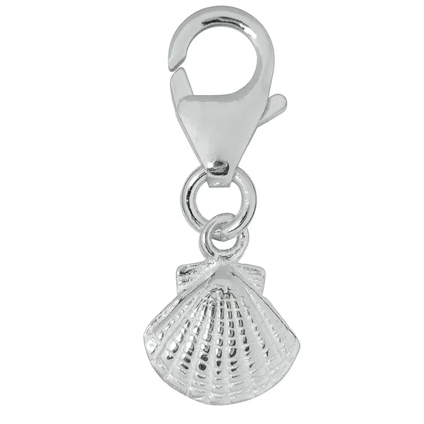 Charm "Muschel", 21mm | Schreier Großhändler Edelsteine, Heilsteine & Schmuck