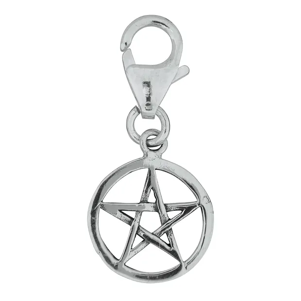 Pentagram" charm, 23mm | wholesaler - gems, precious & healing stones, jewelry