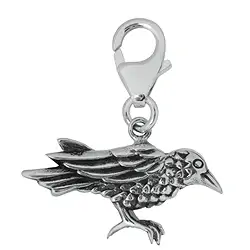 249005110026 Charm "Raven", 33mm | Marco Schreier wholesaler - gems, healing stones & jewelry