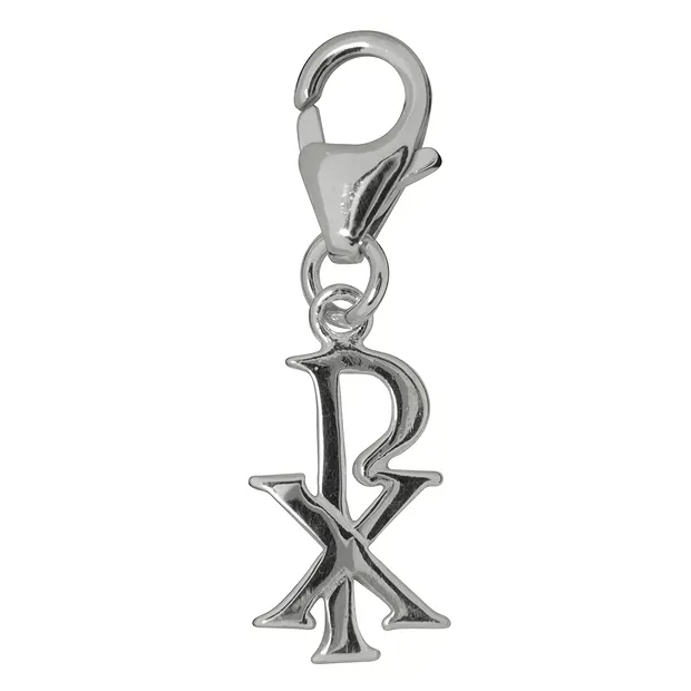 Charm "Christus-Monogramm", 28mm | Großhändler Edelsteine, Heilsteine & Schmuck