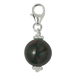 249005120009 Charm ball Heliotrope (Bloodstone), approx. 33mm | Marco Schreier
