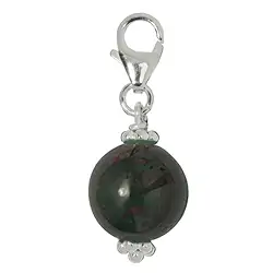 249005120009 Charm Kugel Heliotrop, ca. 33mm | Großhändler Edelsteine, Heilsteine & Schmuck