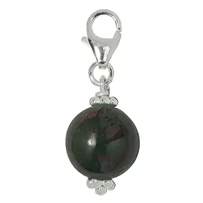 Charm a sfera Eliotropio, circa 33 mm | grossista gemme e pietre curative