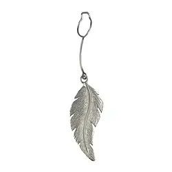 249005150002 Einhänger "Feder" für Donuthalter, Silber | GH Edelsteine, Heilsteine & Schmuck