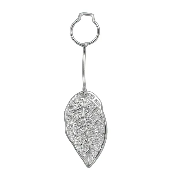 Einhänger "Blatt" für Donuthalter, Silber | GH Edelsteine, Heilsteine & Schmuck