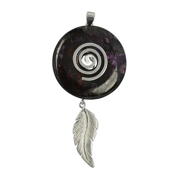 Wings" pendant for Donut Holder, matt silver | wholesaler gems & healing stones
