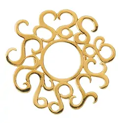 249009100006 Girlande Silber vergoldet, 45mm | Großhändler Edelsteine, Heilsteine & Schmuck