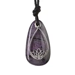 249018170010 Einhänger für frontgebohrte Steine "Lotusblüte", 30 x 16mm, rhodiniert | Marco Schreier