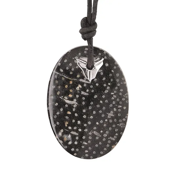 Pendentif pour pierres percées frontale "Bouclier", 8 x 8mm, rhodié | Marco Schreier