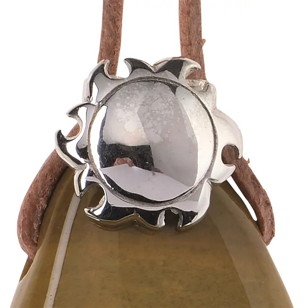 Ciondolo per pietre forate a croce "Sole", 12 mm, rodiato | Marco Schreier