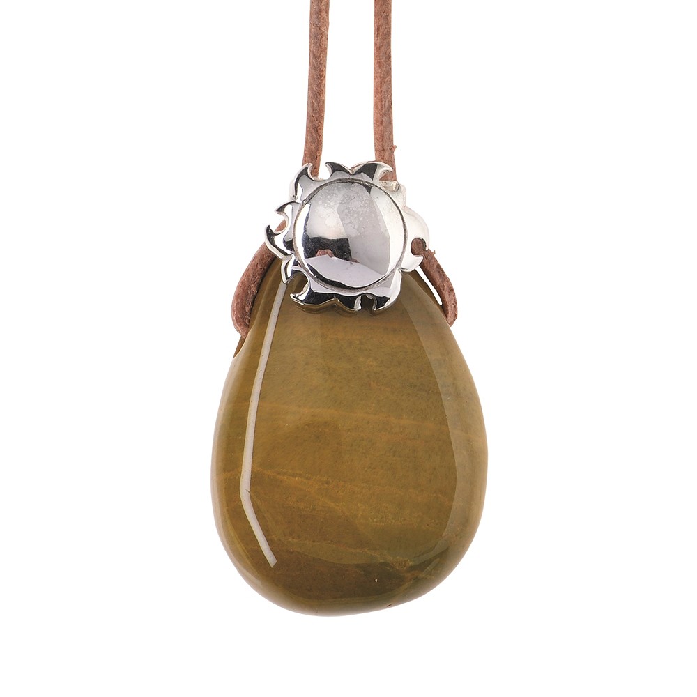 Pendant for cross-drilled stones "Sun", 12mm, rhodiniert | Marco Schreier