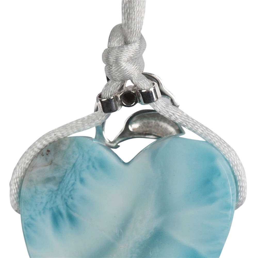 Pendentif pour pierres percées transversalement "Dauphin", 20 x 16mm, rhodié | Marco Schreier