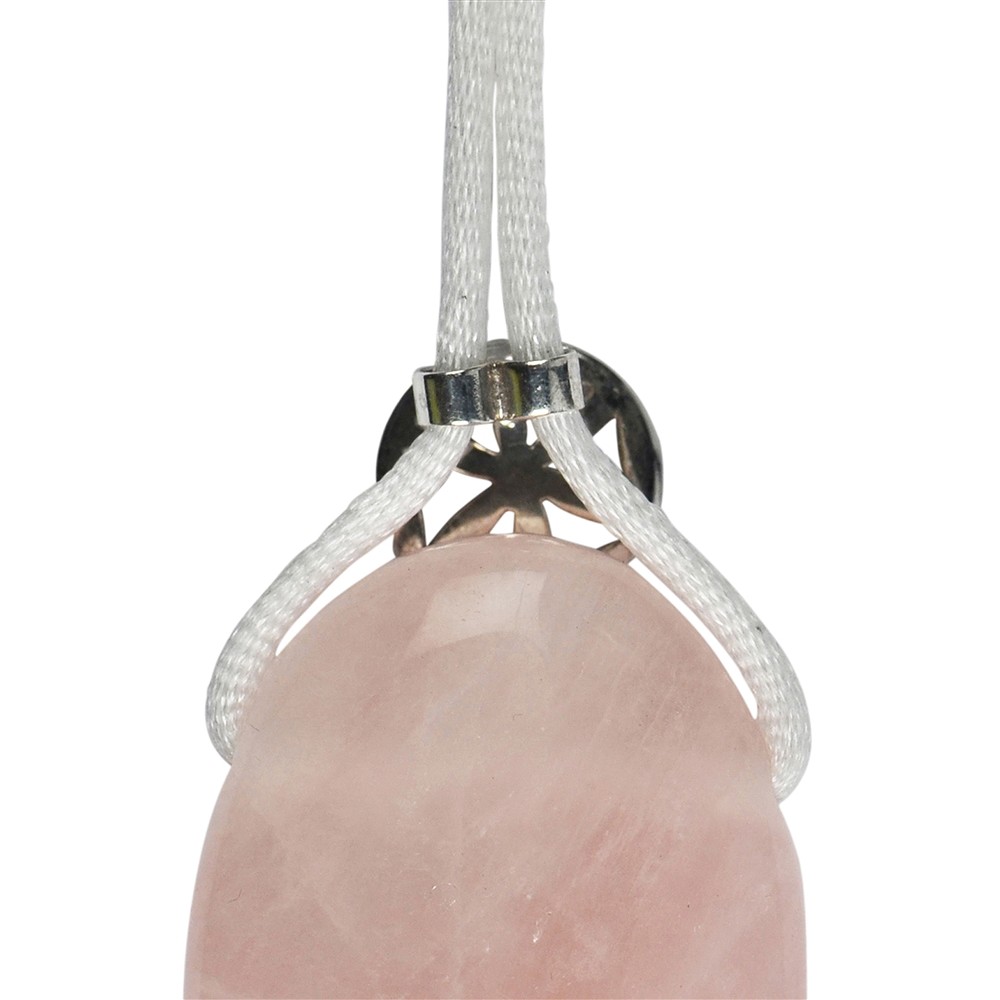 Einhänger für quergebohrte Steine "Blumenranke", 32 x 13 mm, rhodiniert | Marco Schreier