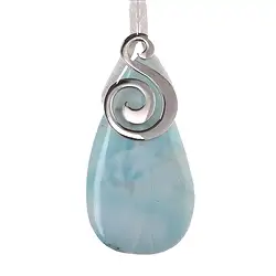 249018170021 Ciondolo per pietre forate a croce "Spirale", 21 x 14 mm, rodiato | Marco Schreier