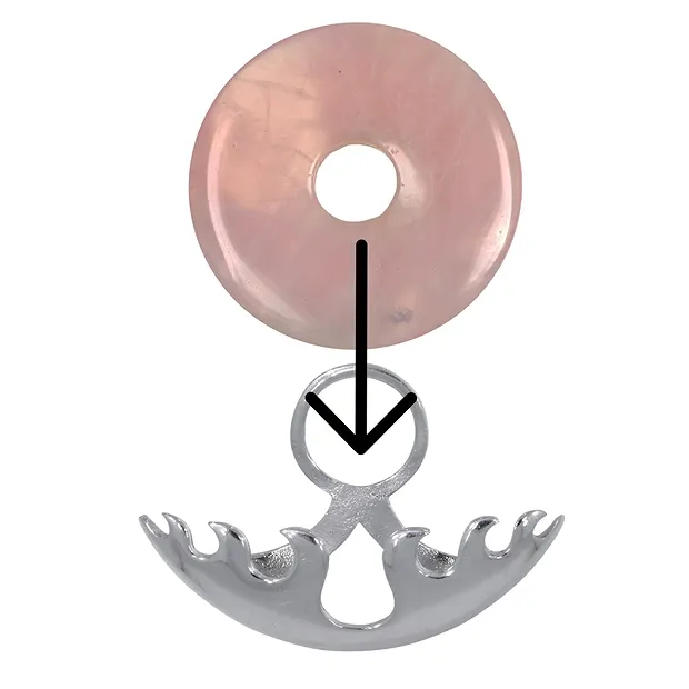 Donutverzierung Wellen, für 40mm-Donuts | GH Edelsteine, Heilsteine & Schmuck
