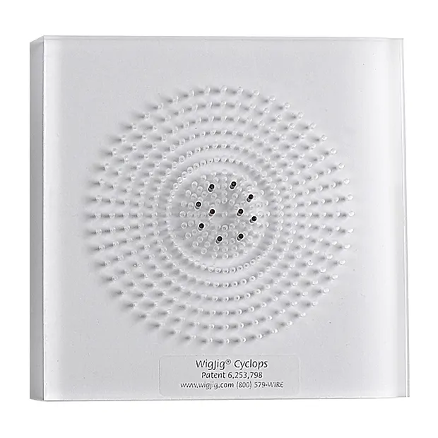 Wig Jig Set de pliage rond | Pierres précieuses, pierres thérapeutiques & bijoux