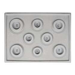 2630070000 Tablett zur Messung von Armbandlängen | Edelsteine, Heilsteine & Schmuck-Handel