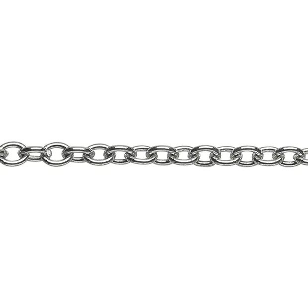 Meter chain, anchor, silver, 08mm (from 1m running) | Marco Schreier