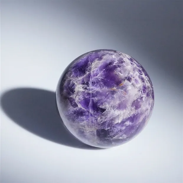 Amethyst Ball, 9.5 cm, One-of-a-Kind 004 | wholesaler gems & healing stones