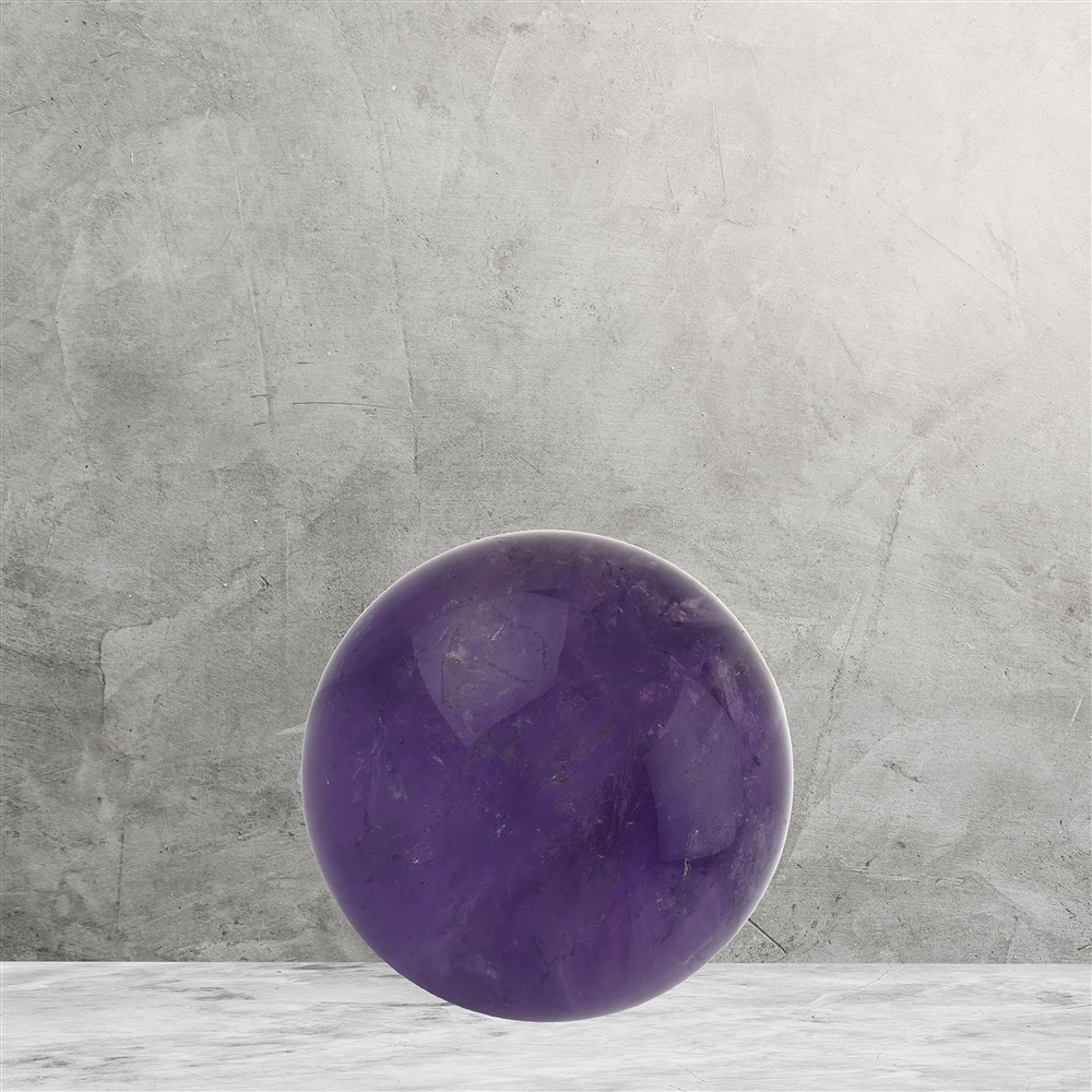 Amethyst ball unique 012, 5.5 cm | wholesaler gems, healing stones & jewelry