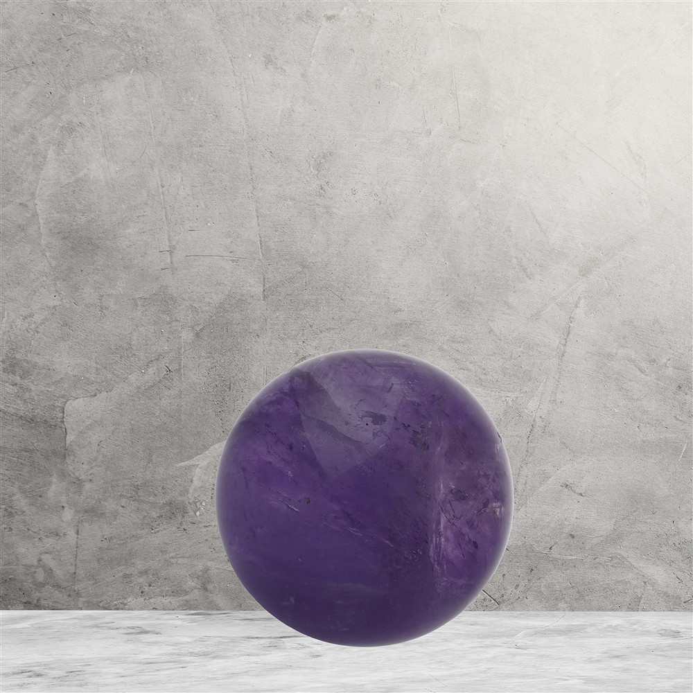 Amethystkugel Unikat 016, 5,3m | Großhändler Edelsteine, Heilsteine & Schmuck