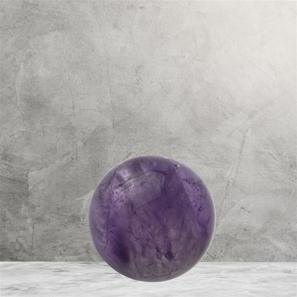Sfera di ametista unica 018, 5,5 cm | Gemme Schreier, pietre curative e gioielli