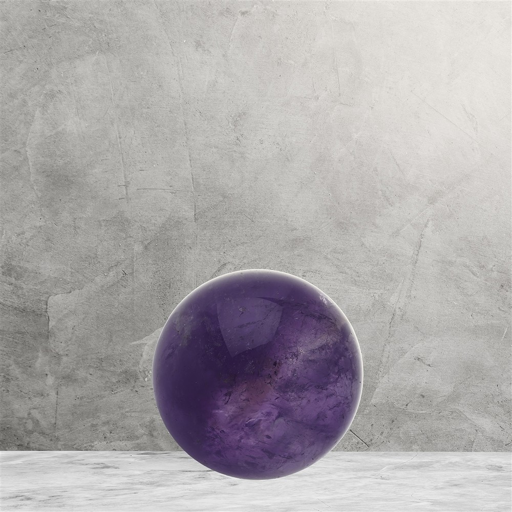 Amethystkugel Unikat 020, 5,0cm | Großhändler Edelsteine, Heilsteine & Schmuck