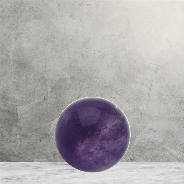 Amethyst ball unique 020, 5,0cm | wholesaler gems, healing stones & jewelry