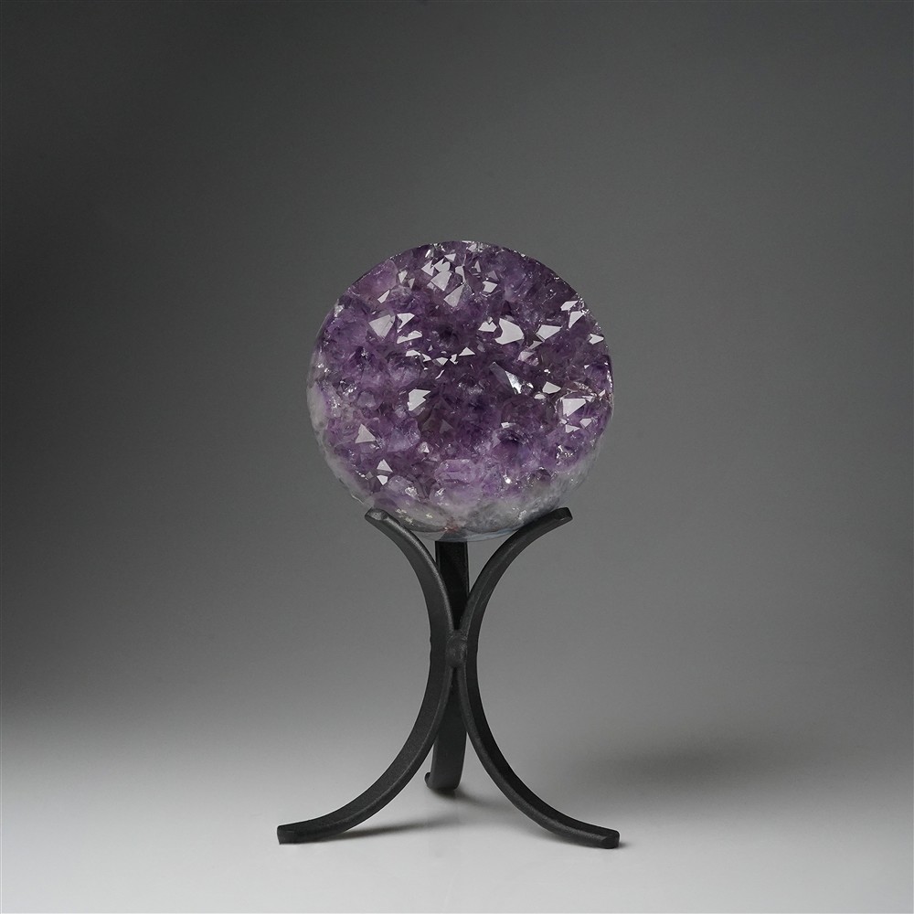 Amethystkugel auf Ständer, 12cm, Unikat 022 | Edelsteine, Heilsteine & Schmuck