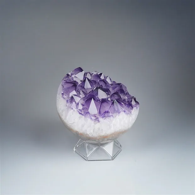 Amethyst Ball, 12 cm, One-of-a-Kind 028 | wholesaler gems & healing stones