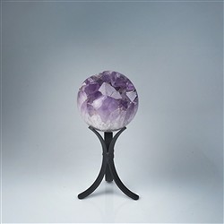 2801012032 Amethyst sphere on a stand, 16 cm, One-of-a-kind 032 | Marco Schreier