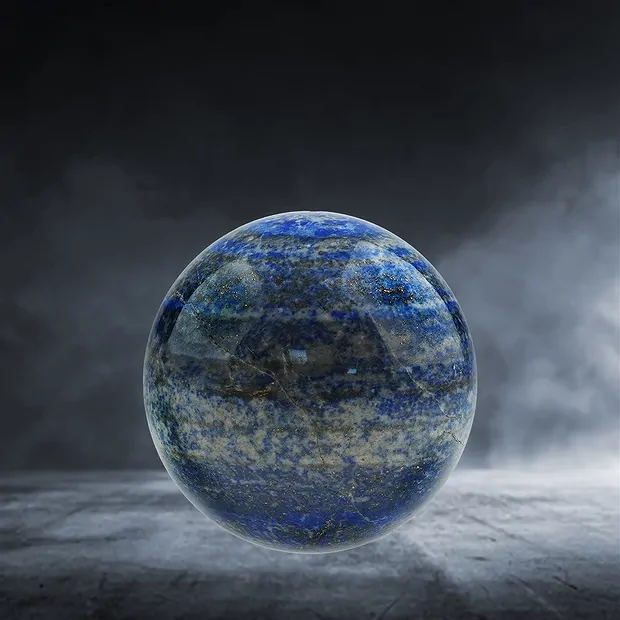 Esfera de Lapislázuli única 001, 07cm | Marco Schreier