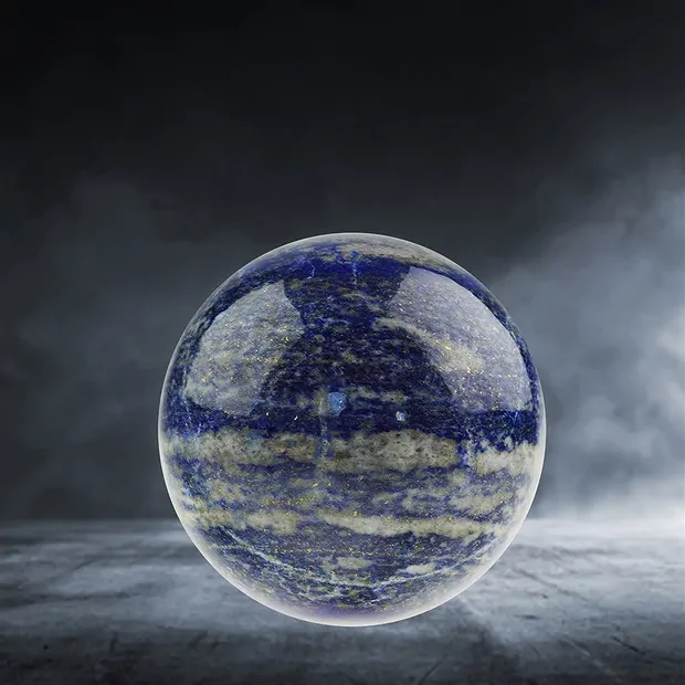 Esfera de Lapislázuli única 002, 07cm | Marco Schreier