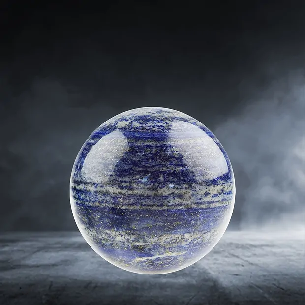 Sfera di Lapislazzuli unica 003, 06cm | grossista gemme e pietre curative