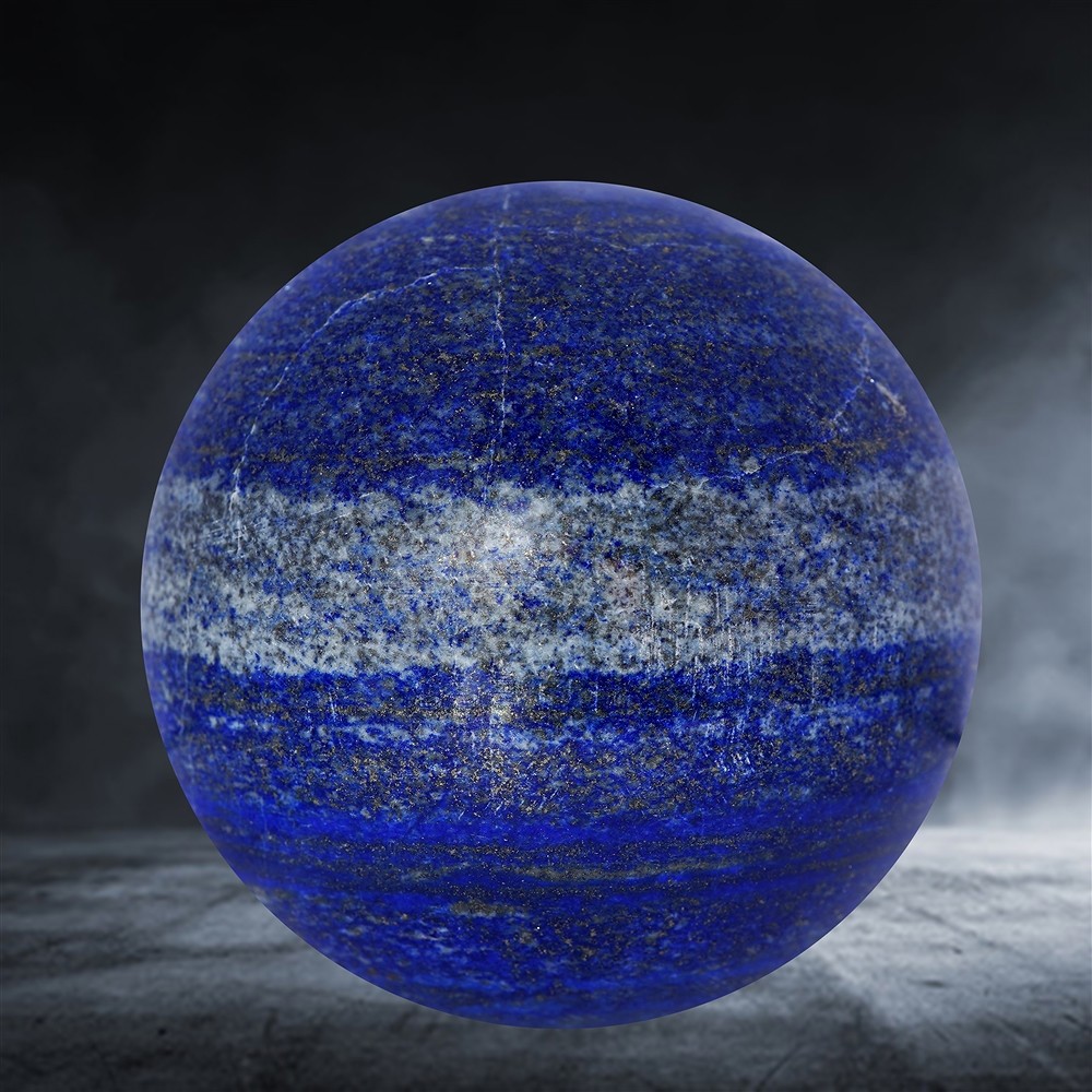 Kugel Lapis Lazuli Unikat #015, 9,5 cm | Edelsteine, Heilsteine & Schmuck-Handel