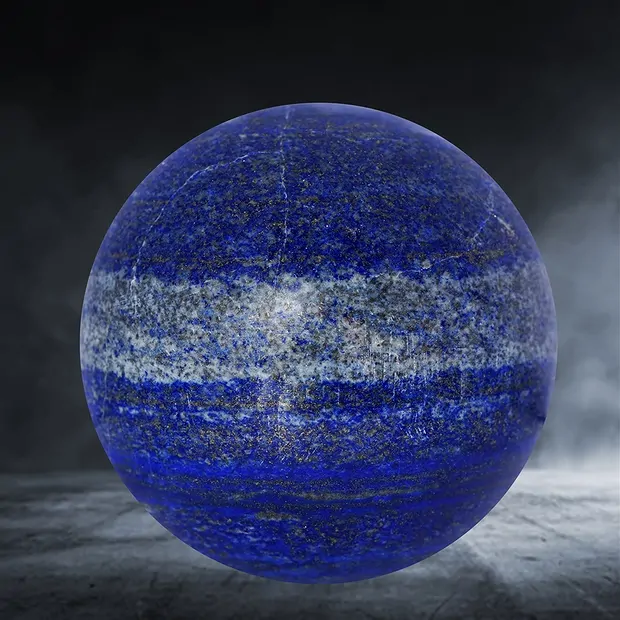 Esfera de Lapislázuli única #015, 9,5 cm | Marco Schreier