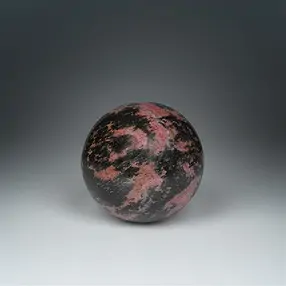 Rhodonite sphere, 9.0 cm, unique 003 | wholesaler gems, healing stones & jewelry