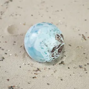 Boule Larimar, 4,7cm, Pièces uniques 065 | Marco Schreier