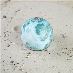 2801196066 Esfera de Larimar, 5,8cm, pieza única 066 | Marco Schreier