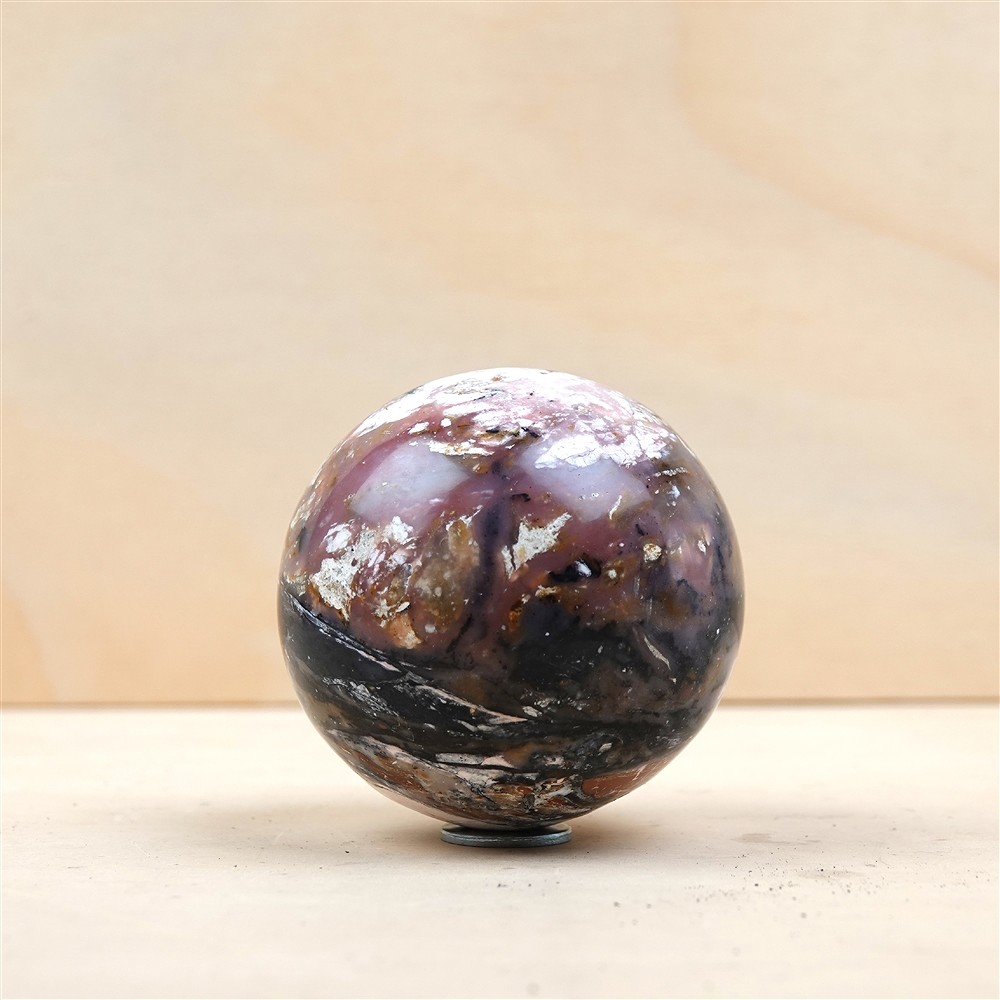 Sphere Andean Opal unique 009 | minerals trade - gems, healing stones & jewelry