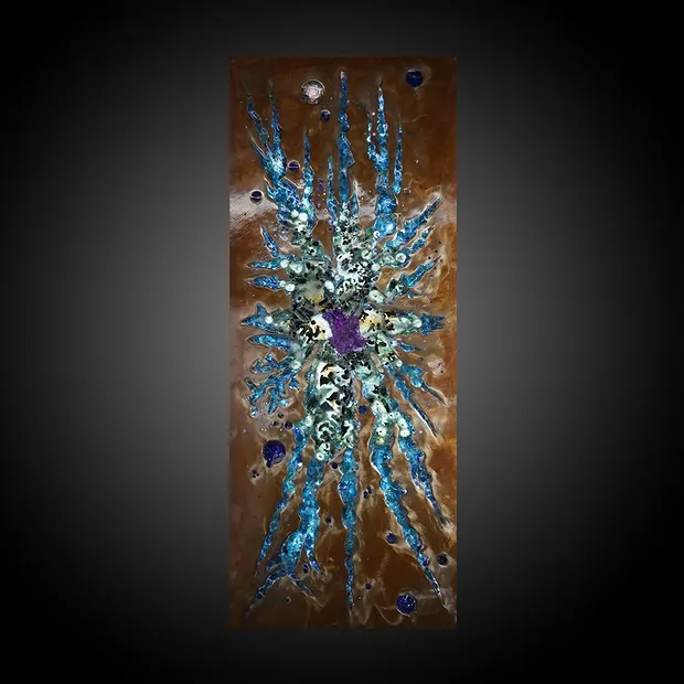 Kunstobjekt "Abstract Starburst" | Großhändler Edelsteine, Heilsteine & Schmuck