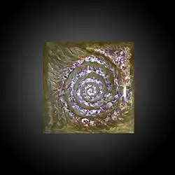 2802000067 Objeto de arte "Rosa espiral | piedras preciosas, piedras curativas y joyería