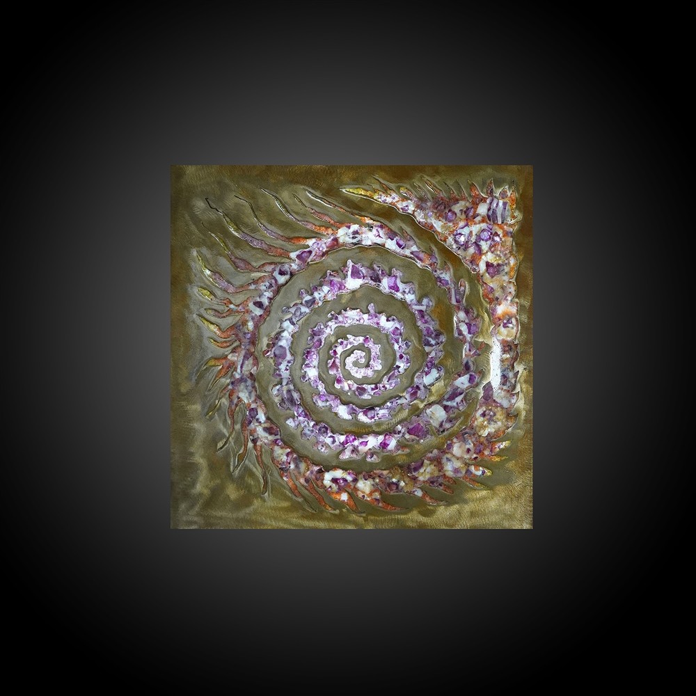 Objet d&#x27;art &quot;Spiral Pink | Pierres pr&#xE9;cieuses, pierres th&#xE9;rapeutiques &amp; bijoux