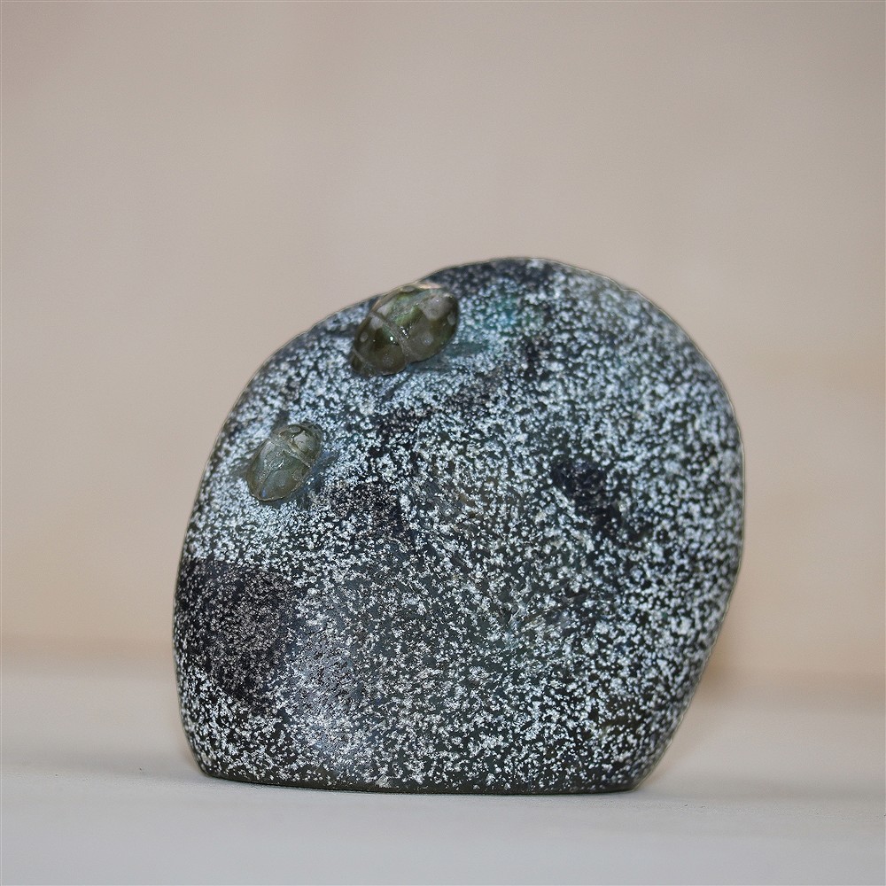 Scarabeo da incisione, labradorite, 6,5 cm, unico 005 | Marco Schreier