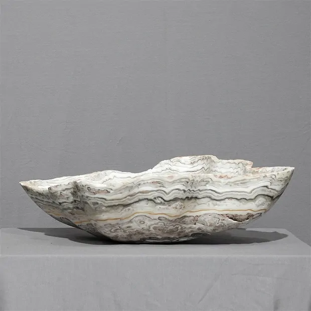 Schale Onyx-Marmor 45 x 44 x 15cm Unikat 013 | Edelsteine, Heilsteine & Schmuck