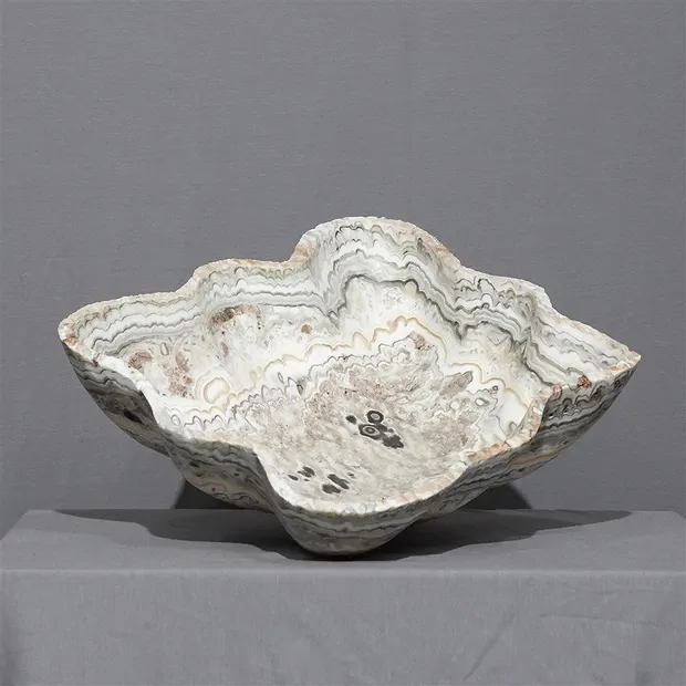 Bowl Onyx marble 45 x 44 x 15cm unique 013 | wholesaler gems & healing stones