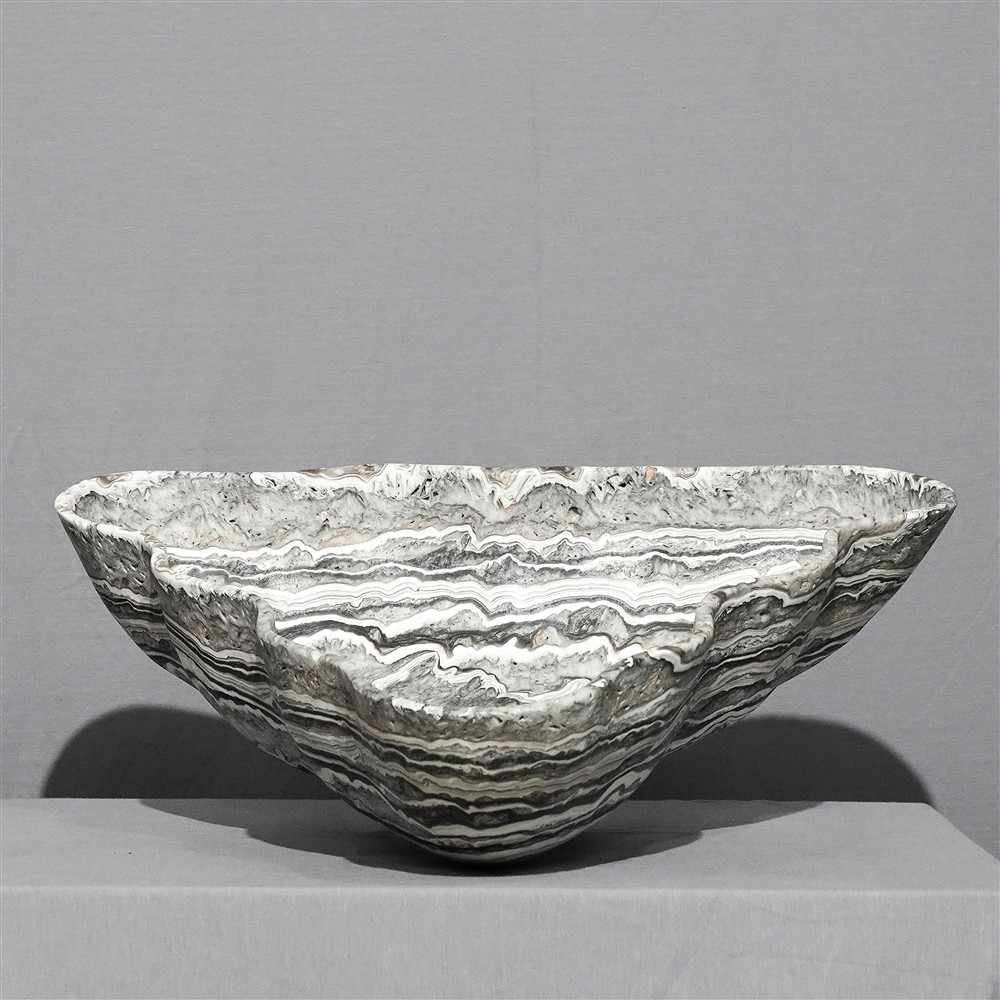 Bol de mármol Mármol 55 x 51 x 15cm Único 016 | Marco Schreier