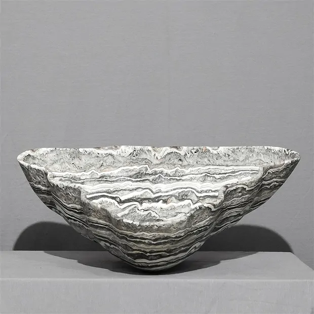 Bowl Onyx marble 55 x 51 x 15cm Unique 016 | wholesaler gems & healing stones